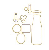 CD Die - Milchflaschen Set