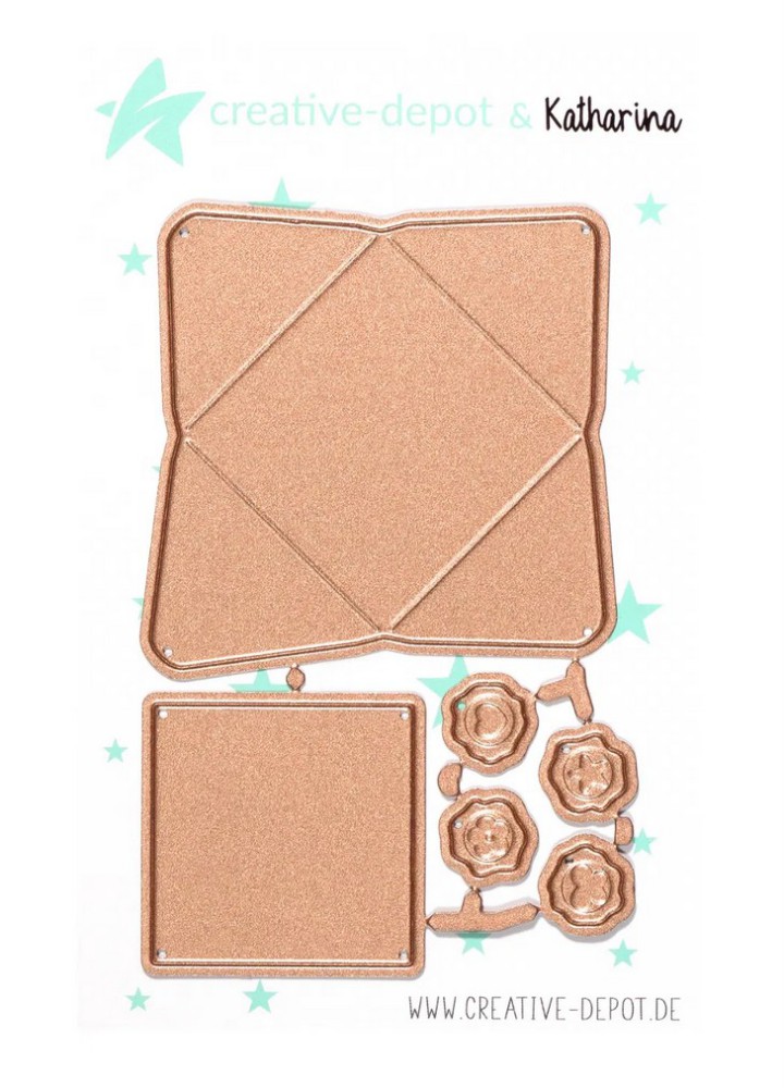 CD Die Mini Briefumschläge - Quadrat