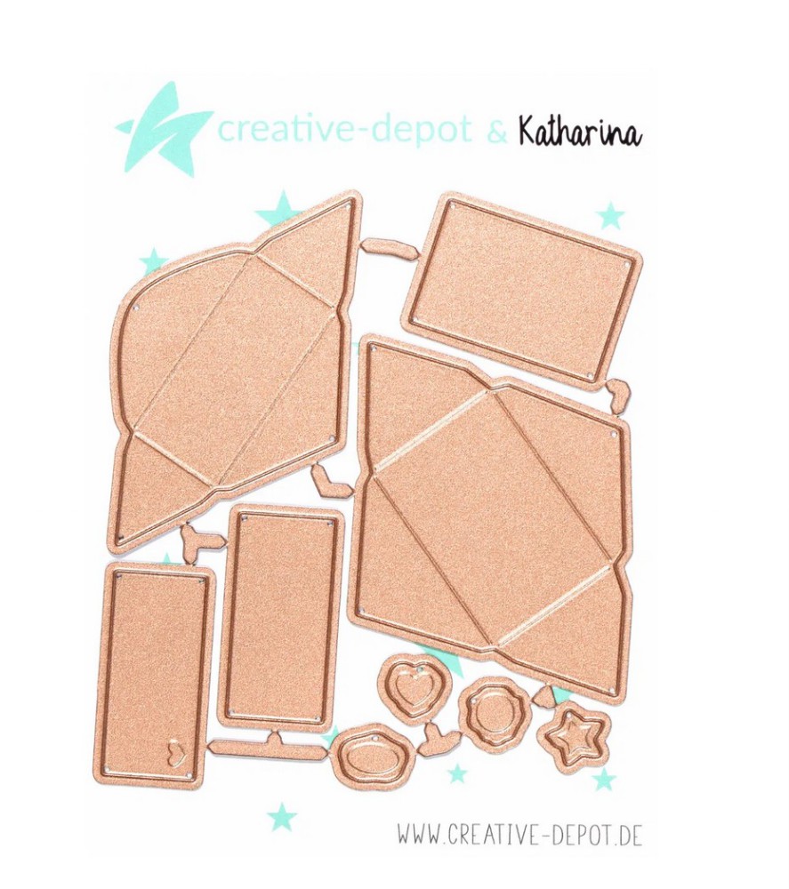 CD Die Mini Briefumschläge - Rechteck