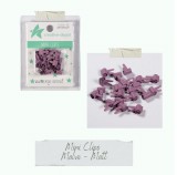 CD Mini Clip - malve - matt 20 Stück CD Mini Clip - malve - matt 20 Stück