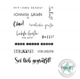 CD Stempelset - Mini Grüße