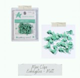 CD Mini Clip - eukalyptus - matt 20 Stück