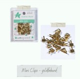 CD Mini Clip - goldfarben 20 Stück CD Mini Clip - goldfarben 20 Stück