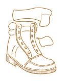 CD Die - Nikolausstiefel zum Schnüren