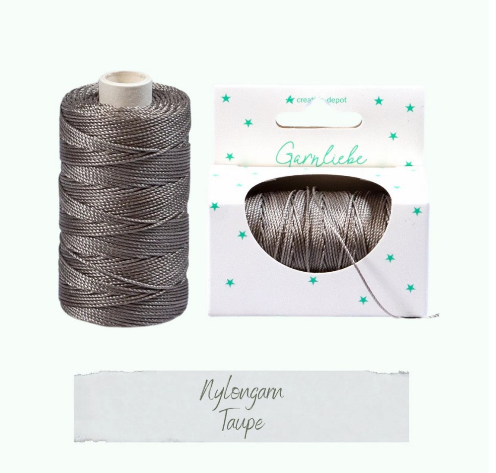 CD Nylongarn - taupe - Garnliebe 82 Meter