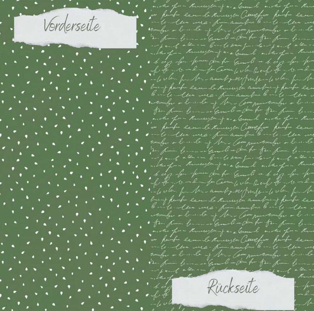CD Designpapier Basic - Olive Apfelkernchen und