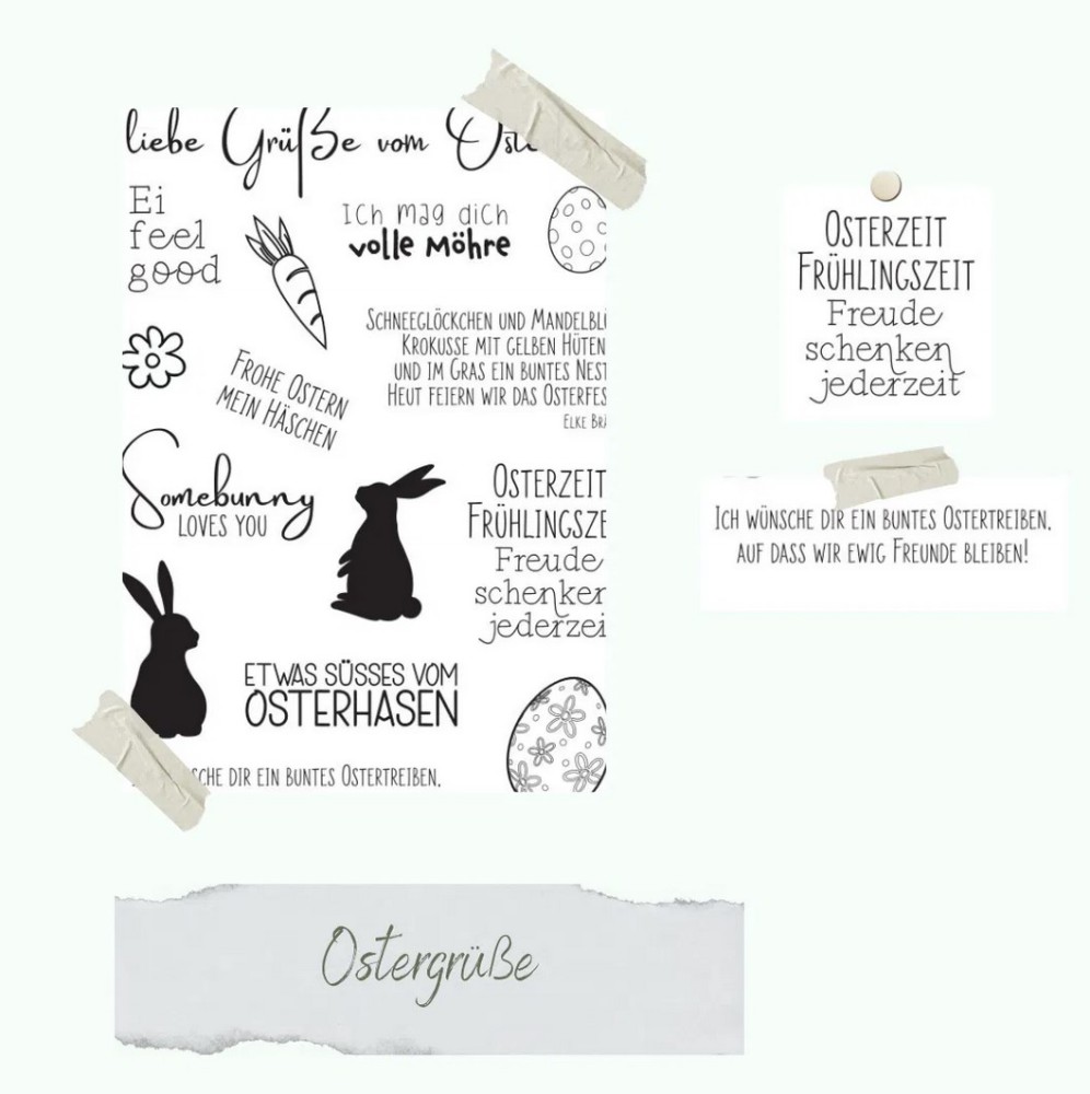 CD Stempelset - Ostergrüße