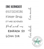 CD Stempelset - Pack mich aus