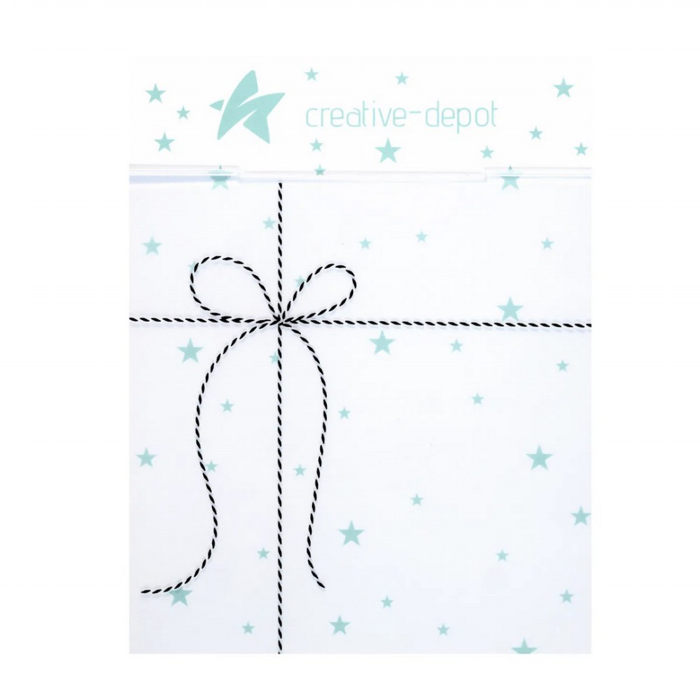 CD Prägefolder Paketkordel 15 x 15 cm