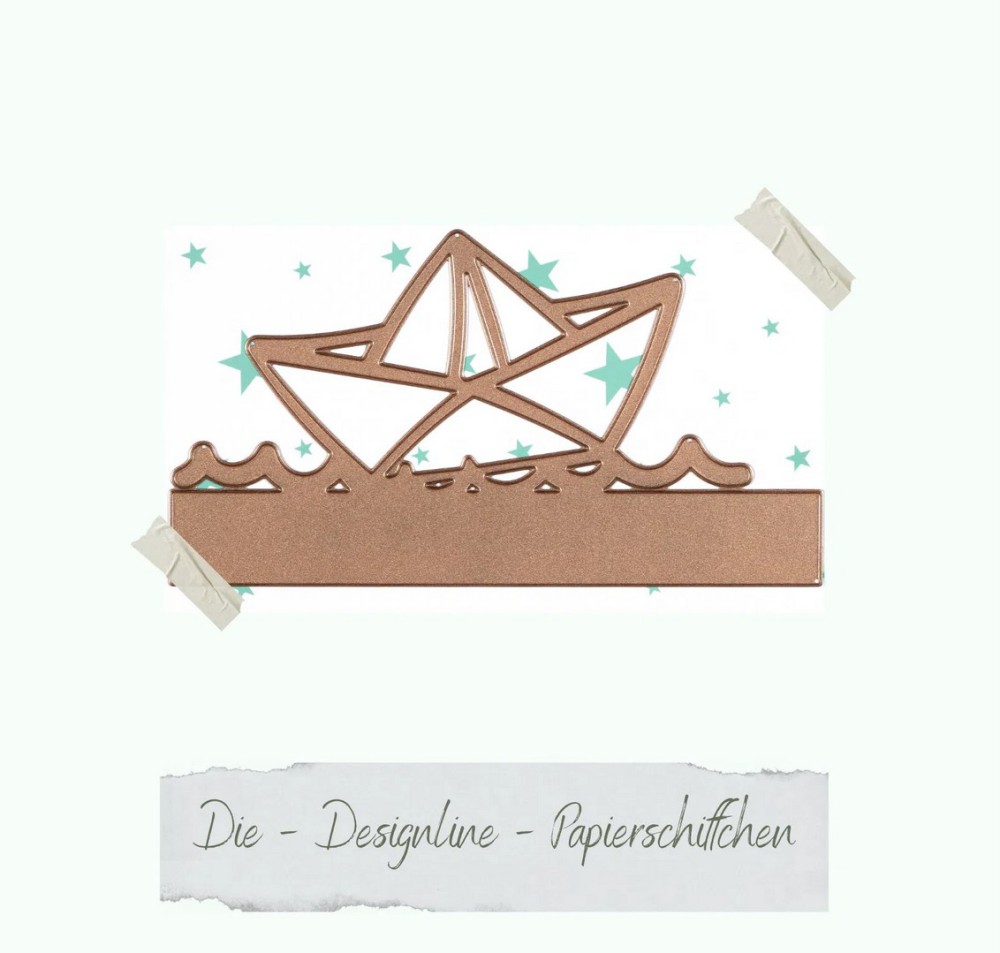 CD Die - Designline - Papierschiffchen