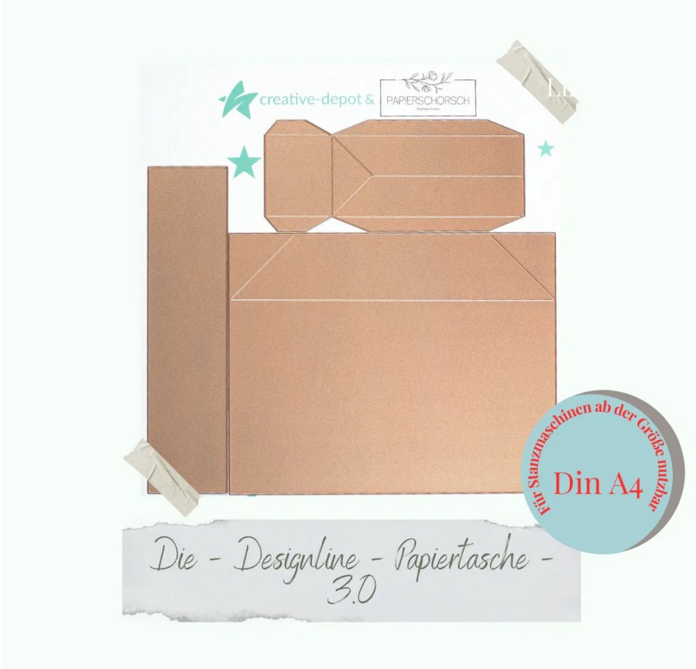 CD Die - Designlinie Papiertasche 3.0