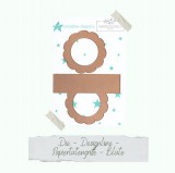 CD Die - Designlinie Papiertütengriff Blüte CD Die - Designlinie Papiertütengriff Blüte