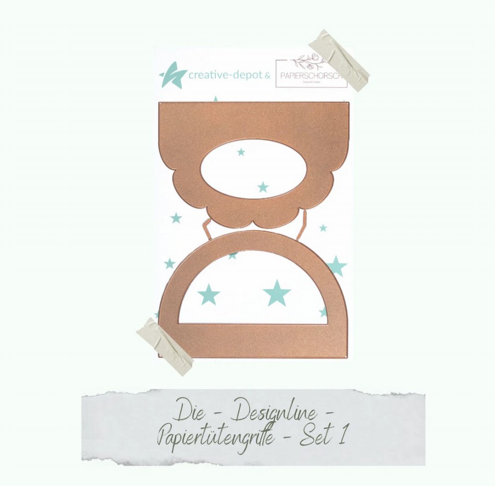 CD Die - Designlinie - Papiertütengriffe Set 1