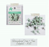 CD Patronenknopf - babymint matt - 20 Stück