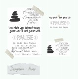 CD Stempelset - Designline Pause