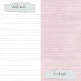 CD Basic - Puderrosa - Doodle Linien mit Herzchen