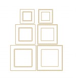 CD Die - Die Quadrat Fotorahmen Stitched