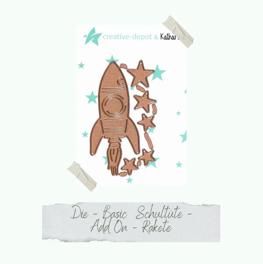 CD Die Basic - Schultüte - Add On Rakete