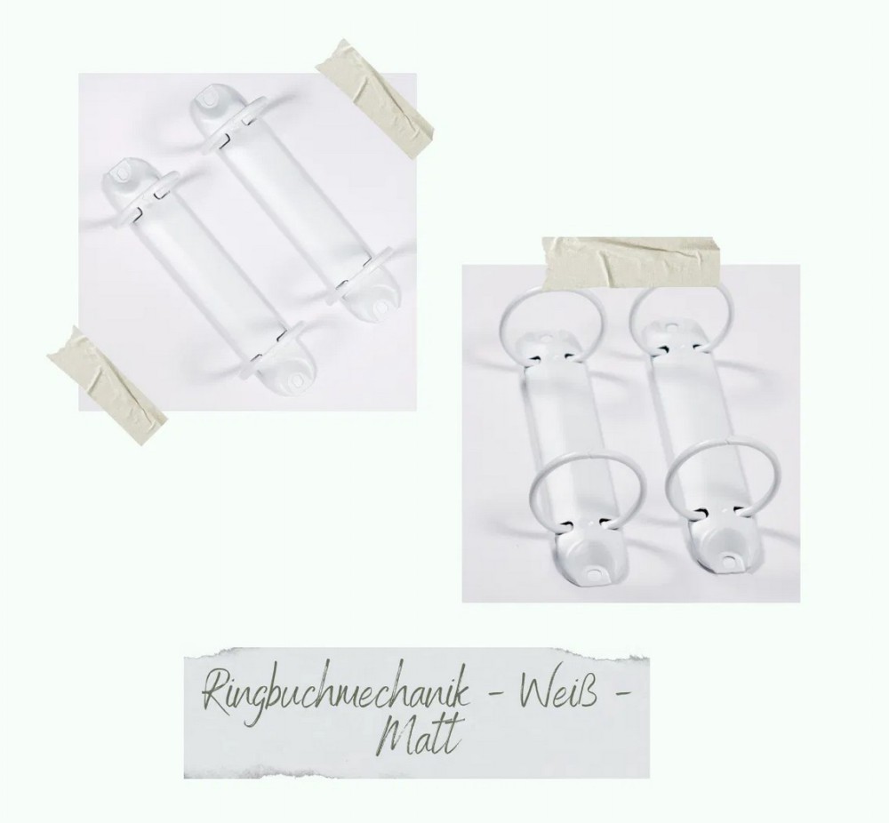 CD Ringbuchmechanik Weiß matt