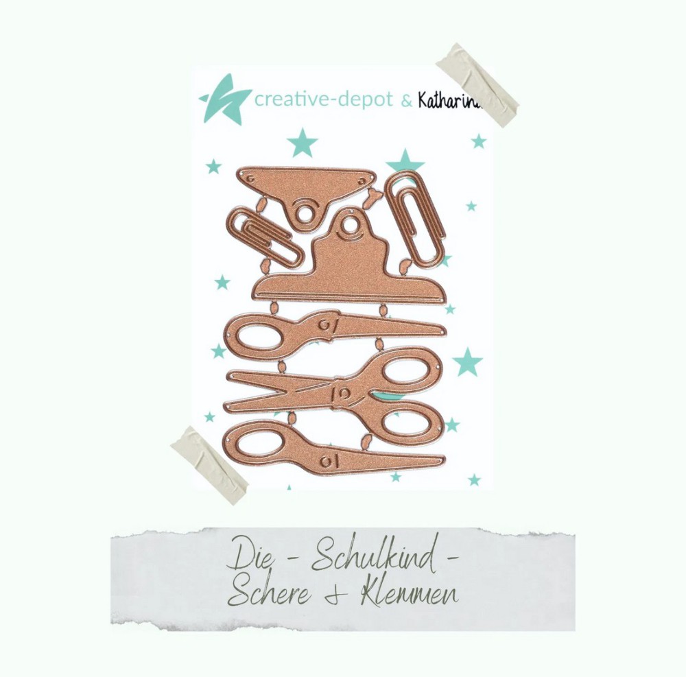 CD Die - Schulkind - Schere und Klemmen