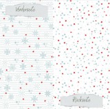 CD Designline Schneeflocken und Sterne 30,5x30,5 c