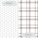 CD Designpapier - Schokolade - Blumen und Karomust