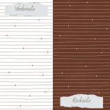 CD Designpapier - Schokolade - Doodle Linien mit S