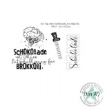 CD Stempelset - Schokolade first