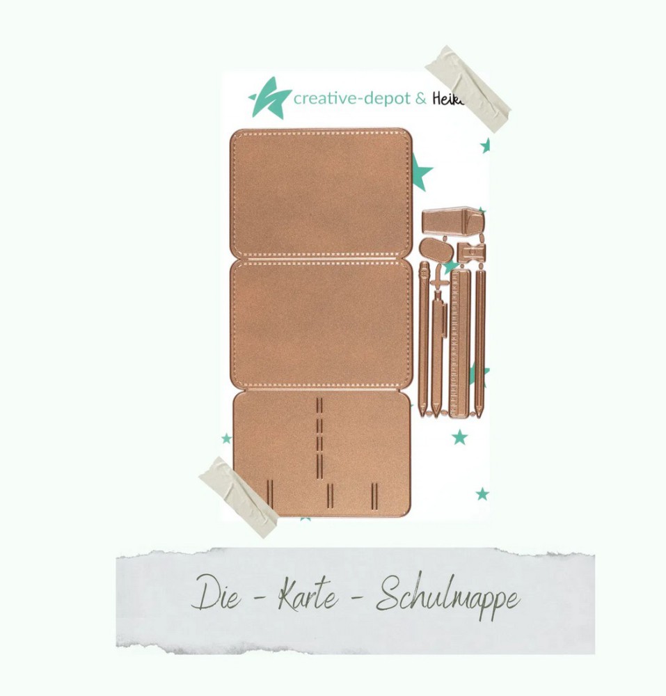 CD Die - Karte - Schulmappe