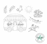 CD Stempelset - Schöne Campingzeit