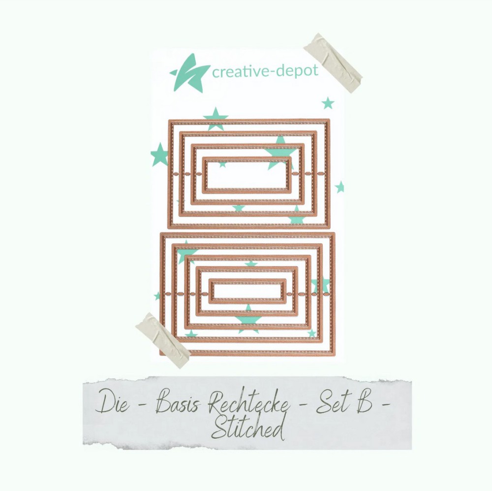 CD Die Basic - Basis - Rechtecke - Set B - stitche
