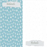 CD Designpapier - Skandi Tannenbäume - 30,5x30,