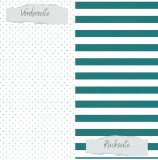 CD Designpapier - Basic - Smaragd gepunktet breite