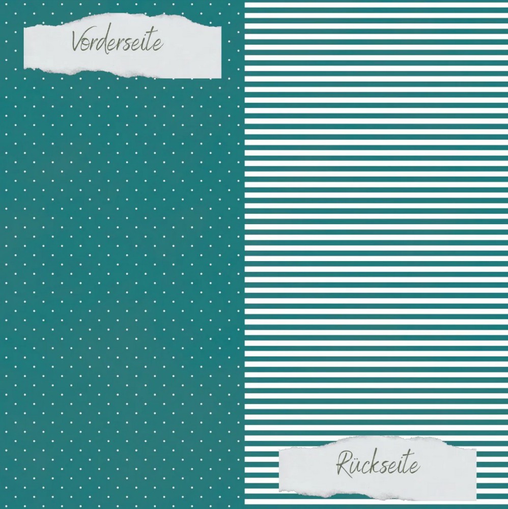 CD Designpapier - Basic - Smaragd Mini Pünktchen