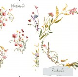 CD Designpapier - Sommerblumen Kranz SK - 30,5