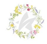 CD Designpapier - Sommerblütenkranz CD Designpapier - Sommerblütenkranz
