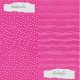 CD Designpapier Basic - Sommerpink - Doodle Dächer