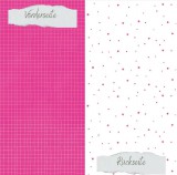 CD Designpapier Basic - Sommerpink - Doodle Gitter