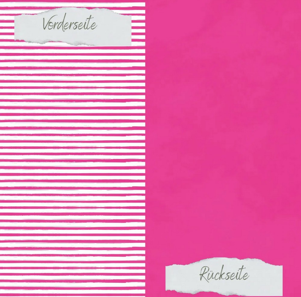 CD Designpapier Basic - Sommerpink - Streifen und