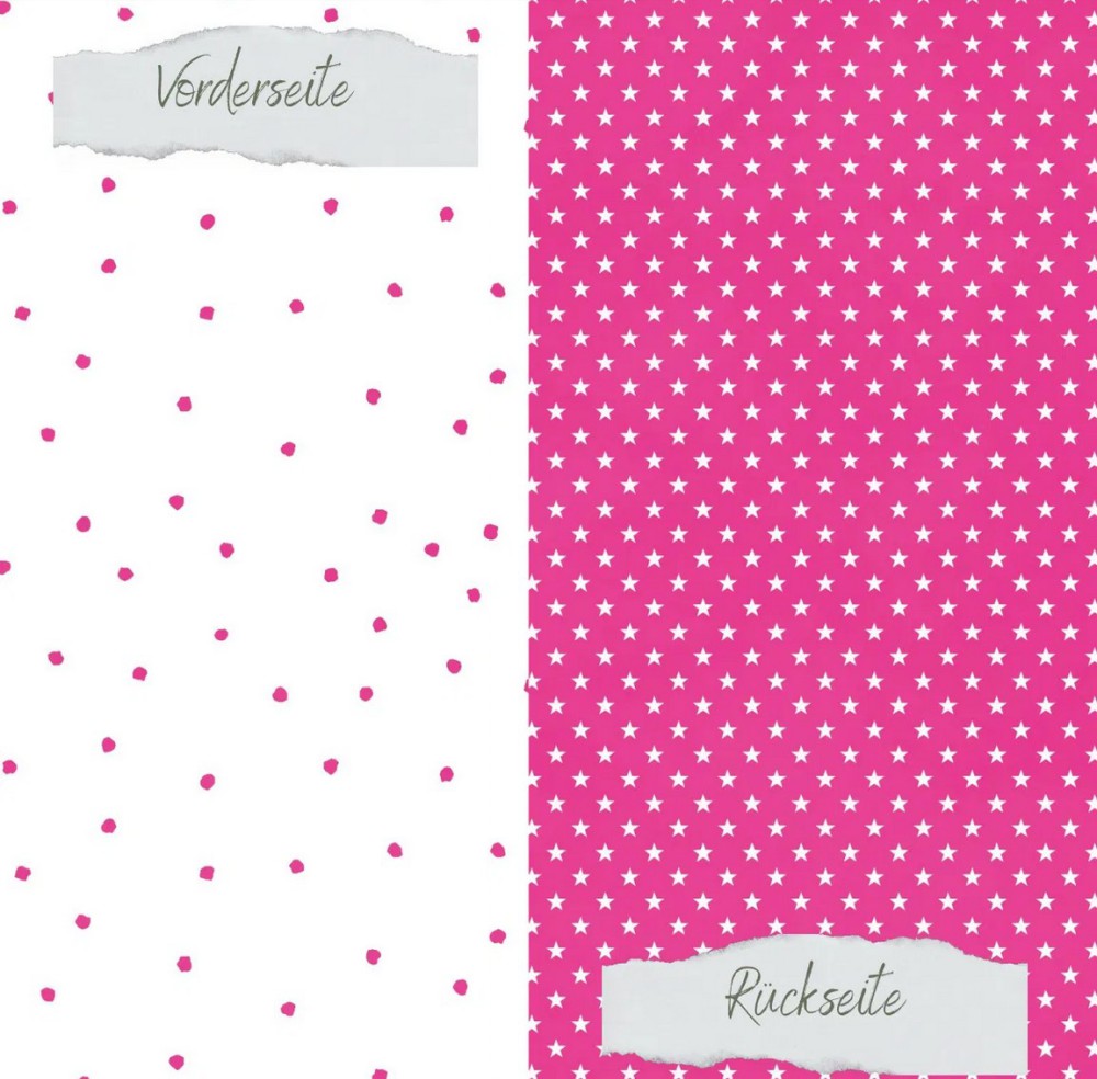 CD Designpapier Basic - Sommerpink - Tupfen und St