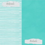 CD Basic - Sommertürkis - Streifen und Uni