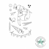 CD Stempelset - Faultier