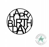 CD Stempelset - Happy Kreis - Happy Birthday
