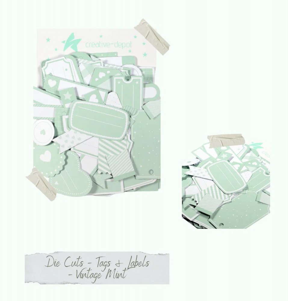 CD Die Cuts - Tags & Labels - Vintage Mint
