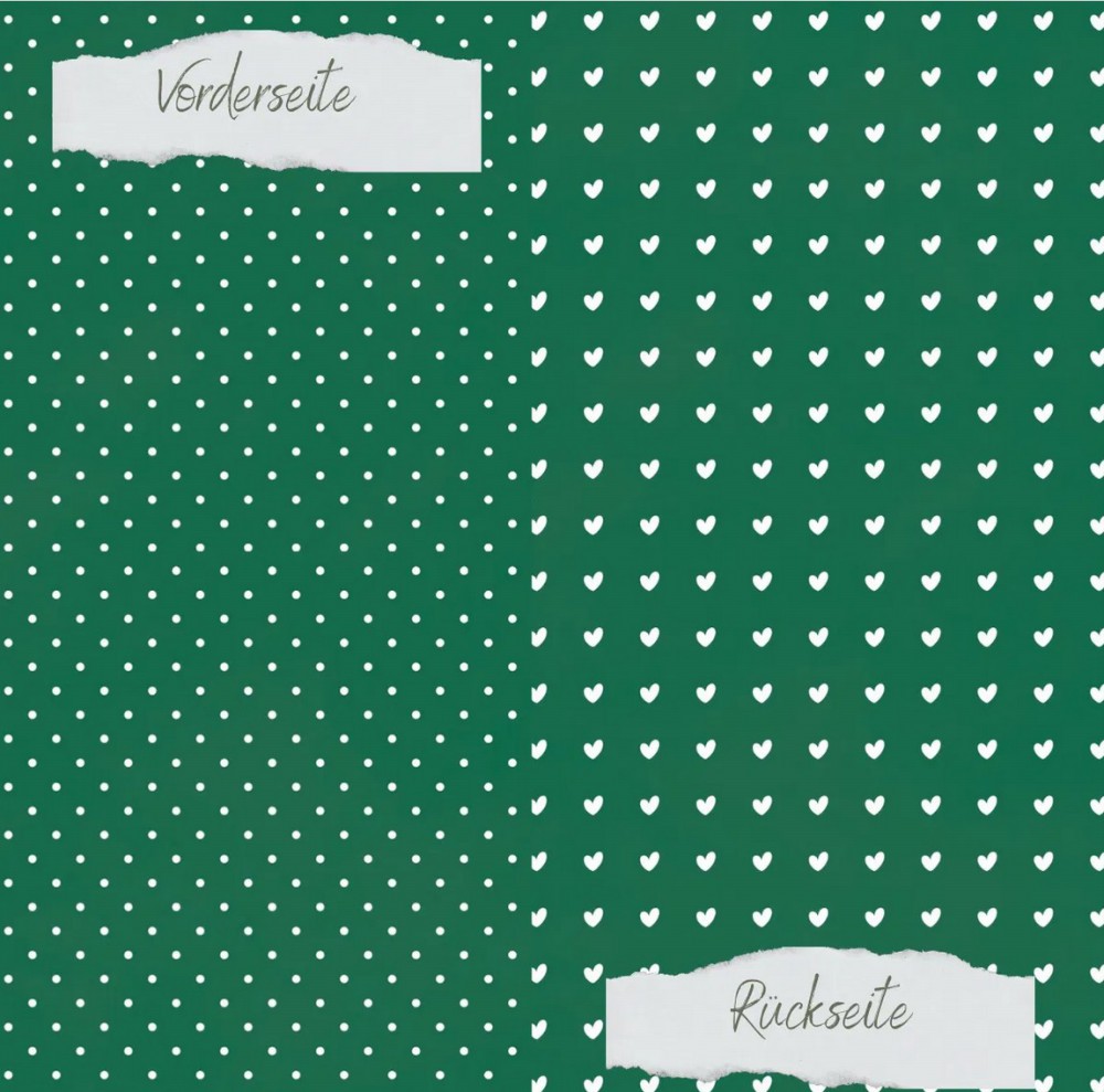 CD Designpapier - Basic - Tanne - Pünktchen und