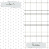 CD Designpapier Basic Taupe - Blumen und Karomuste