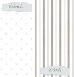 CD Designpapier Basic Taupe - Blümchen und Streif CD Designpapier Basic Taupe - Blümchen und Streif