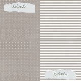CD Designpapier Basic Taupe - Mini Pünktchen und