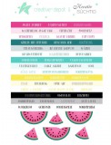 CD Sticker - Textsticker Sweet Summer