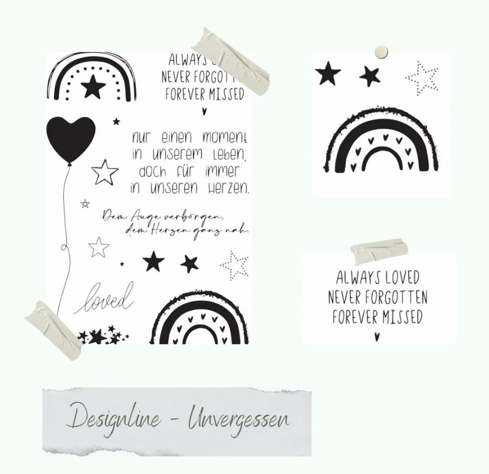 CD Stempelset - Designlinie - Unvergessen